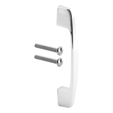Prime-Line Door Pull, 2-3/4 in. Hole Centers, Zamak Construction, Chrome Finish Single Pack 656-6644
